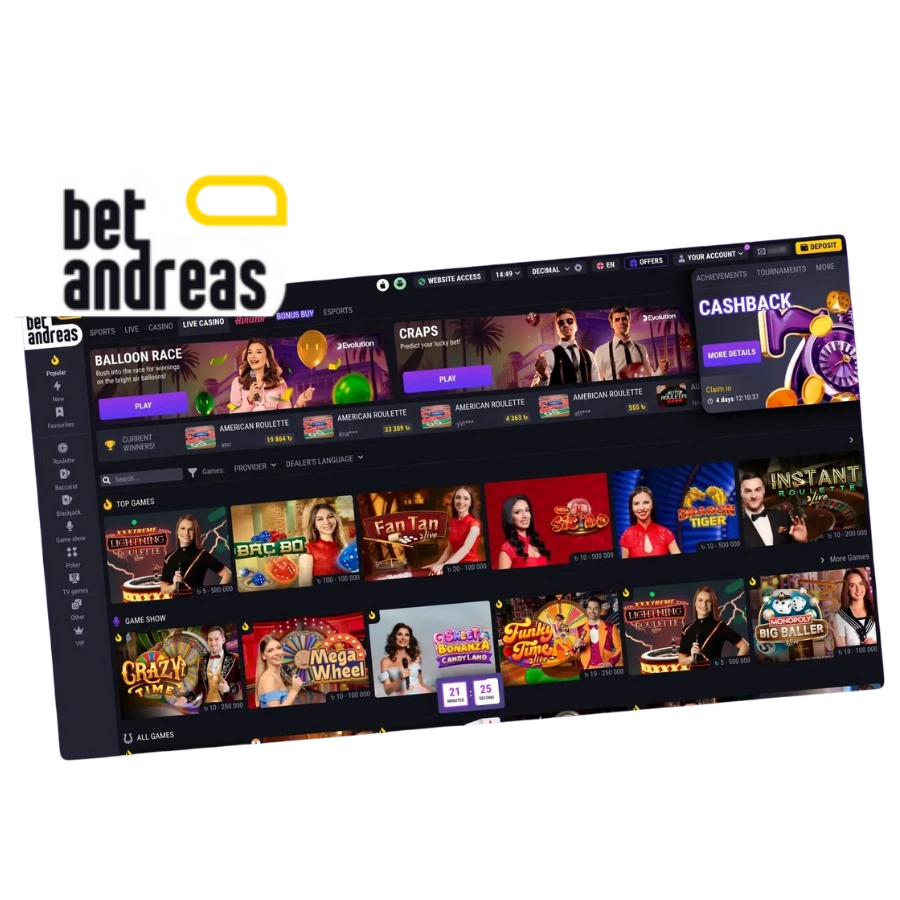 Betandreas Online Kazino
